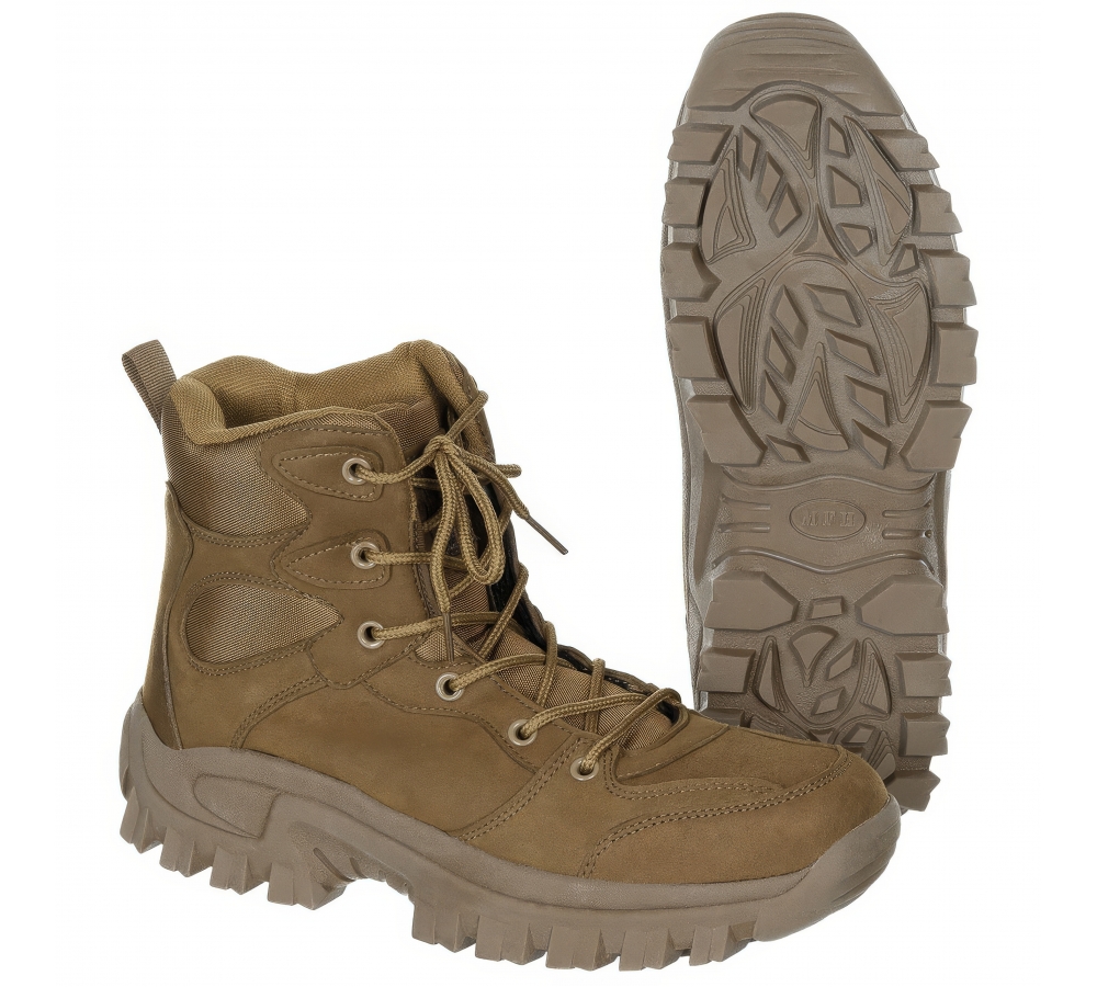 Stivali Commando coyote tan alla caviglia