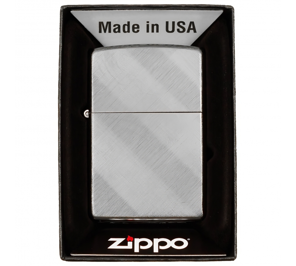 Windproof Lighter Zippo "Diagonal Weave" unfilled