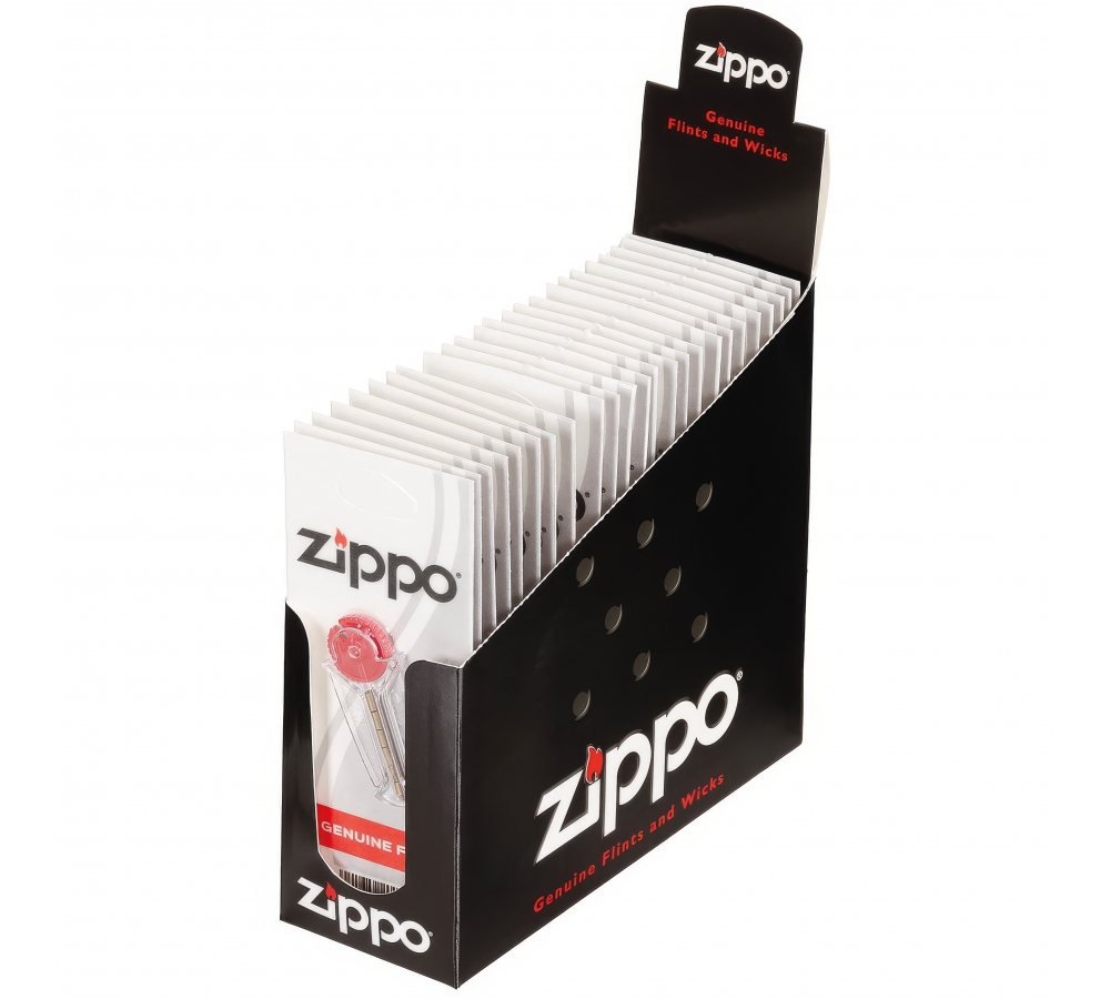 Křesací kamínky Zippo, 24 dávkovačů v displeji, černé, Zippo