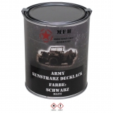Army Lack SCHWARZ matt Dose 1 l