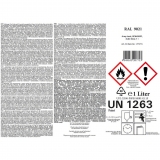 Army Lack SCHWARZ matt Dose 1 l