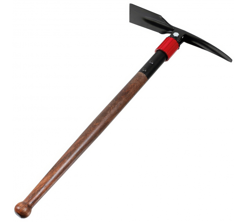 Pickel klappbar mit Holzstiel