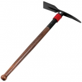 Pickel klappbar mit Holzstiel
