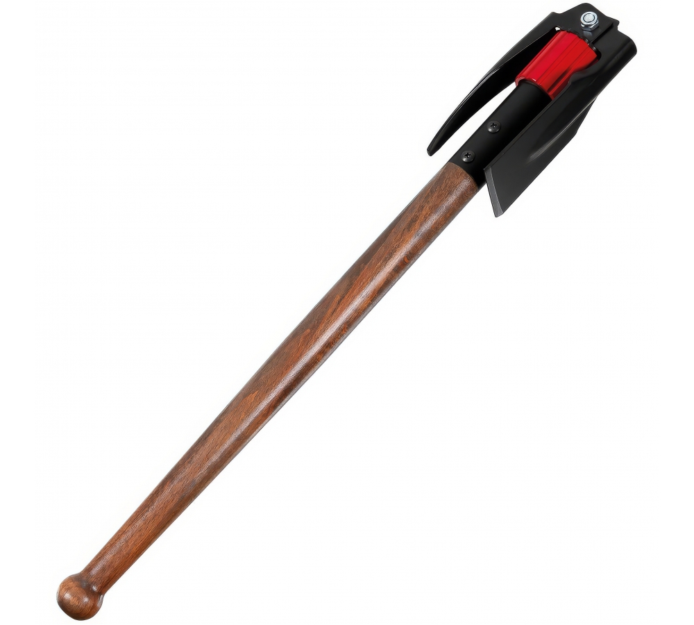 Pickel klappbar mit Holzstiel