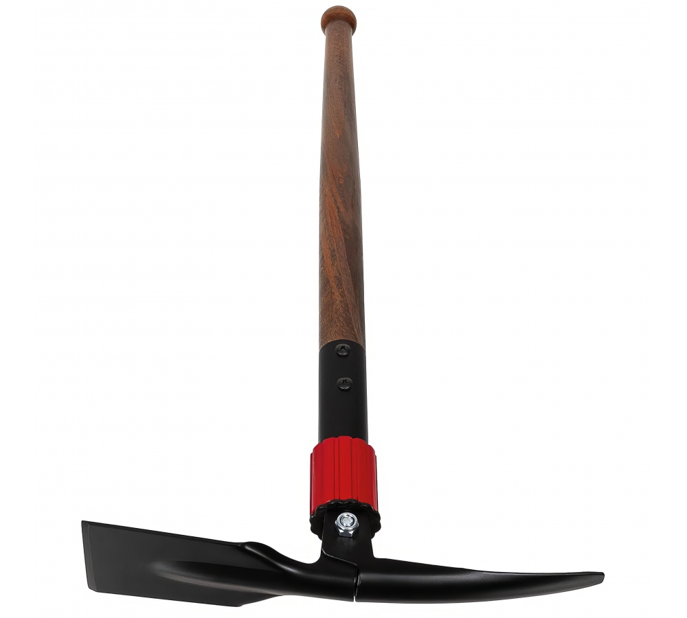 Pickel klappbar mit Holzstiel