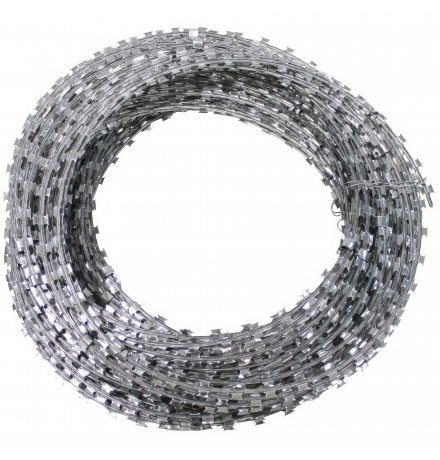 Stacheldraht Metall verzinkt ca. 50 m Durchmesser 30 cm