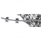 Stacheldraht Metall verzinkt ca. 50 m Durchmesser 30 cm