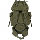 BW Muharebe Sırt Çantası MOLLE 65 l alüminyum çubuk OD yeşil