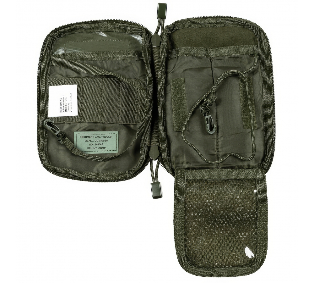 Borsa Documenti/Smartphone MOLLE oliva