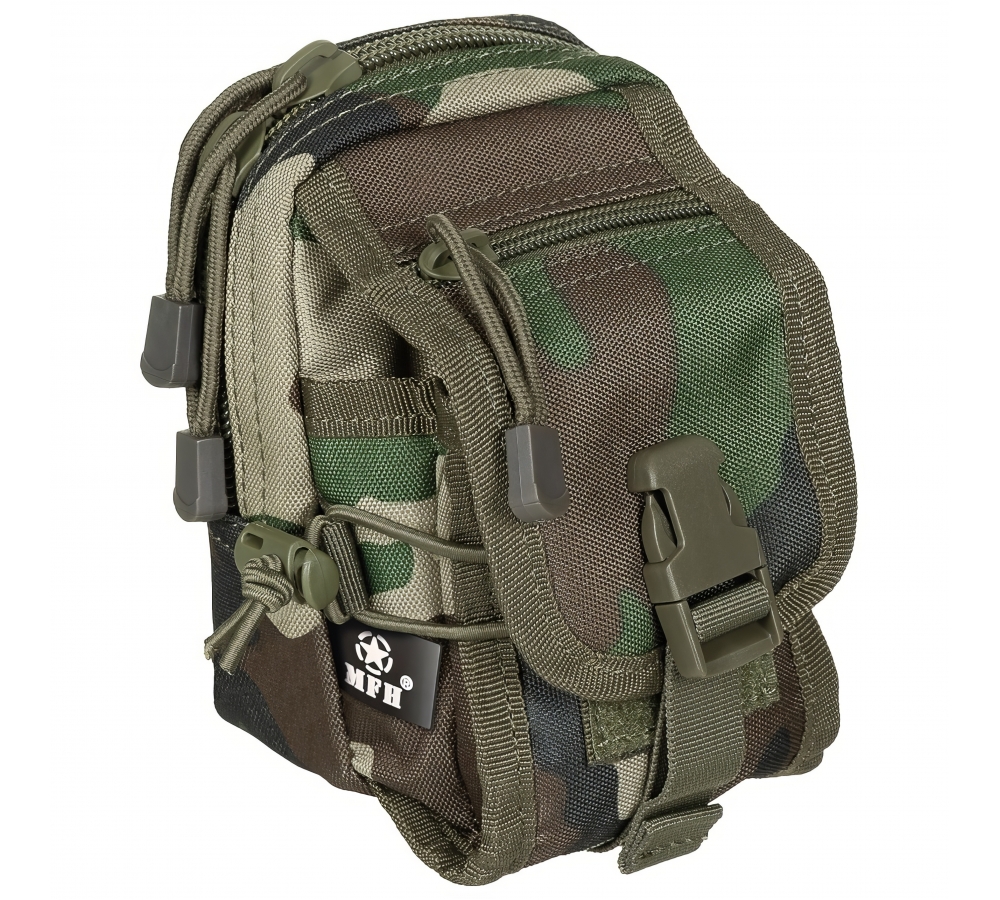 Tasca Utility MOLLE mimetica woodland