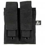 Magazine Pouch double small "MOLLE" black