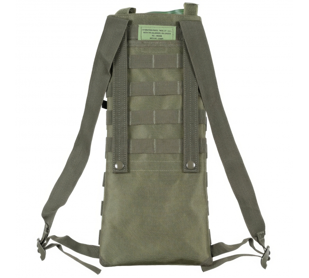 Trinksystem "MOLLE" 2,5 l mit TPU-Beutel oliv