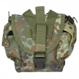 Trinkflaschen Tasche "MOLLE" flecktarn