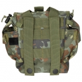 Trinkflaschen Tasche "MOLLE" flecktarn