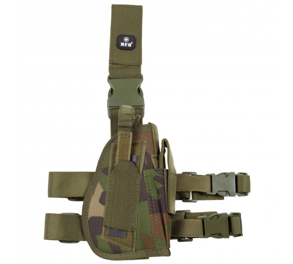 Pistolenbeinholster rechts woodland