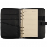 Planner A6, black, with patch panel, MFH