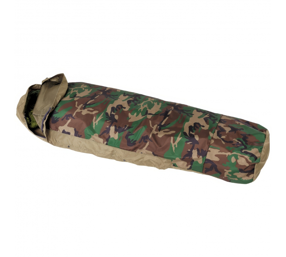 Sleeping Bag Cover Modular 3-Layer Laminate woodland