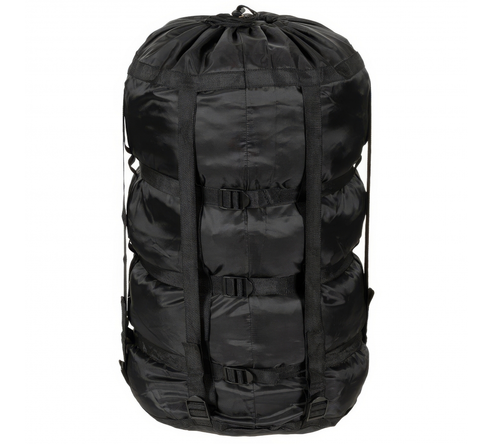 US Kompressionssack schwarz "Modular" für Schlafsack