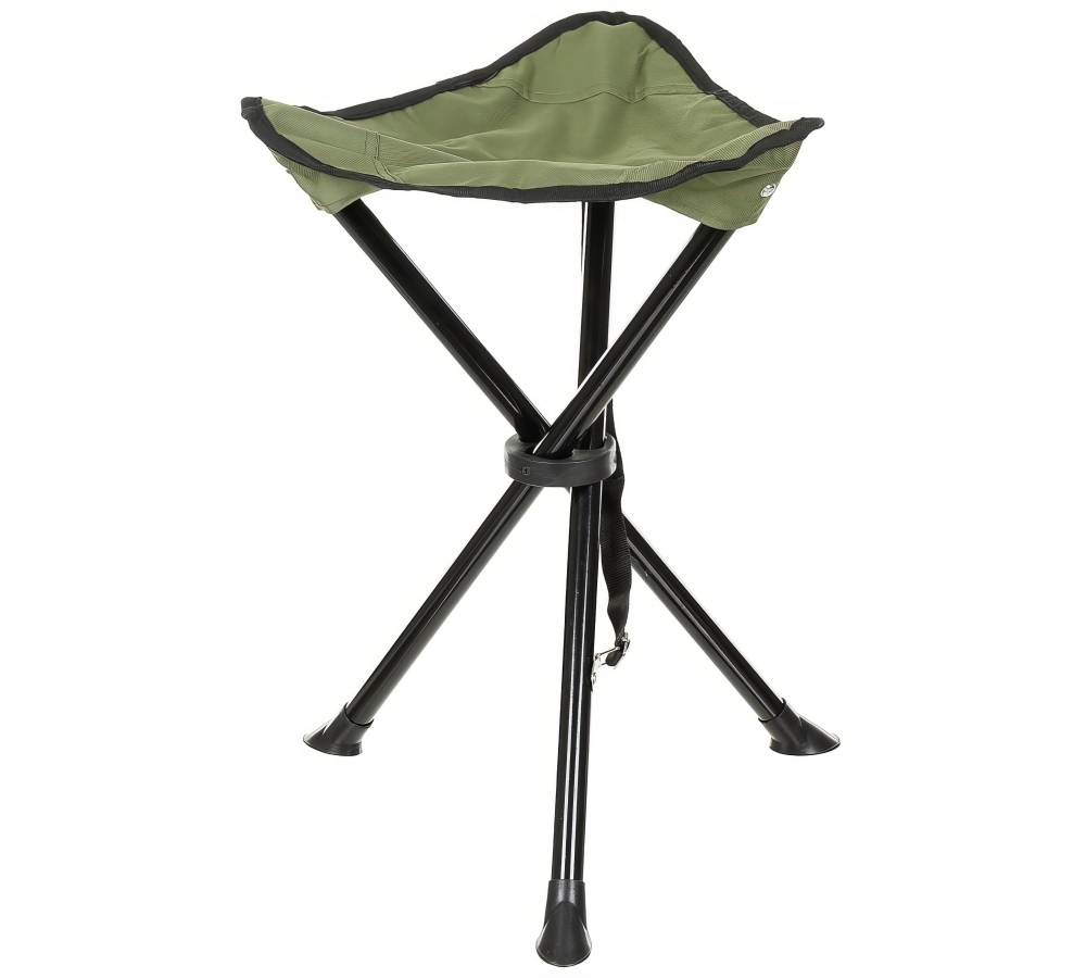 Klapphocker Dreibein oliv