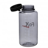 Trinkflasche, Weithals, Tritan, Grau, 1 l, FoxOutdoor