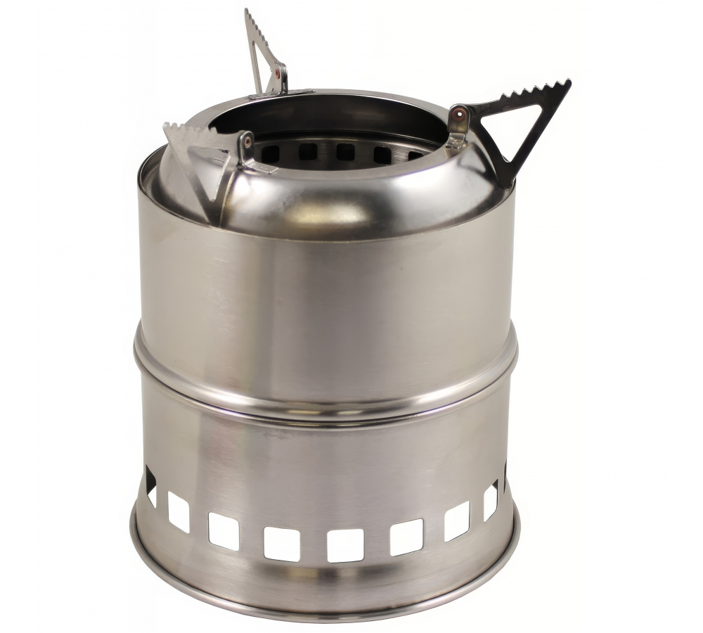 Outdoor-Ofen "Forest", Edelstahl, zerlegbar, 410 g, mit Beutel