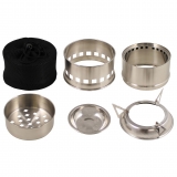 Outdoor-Ofen "Forest", Edelstahl, zerlegbar, 410 g, mit Beutel