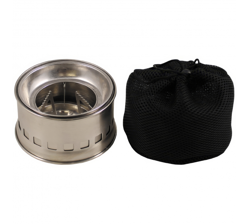 Outdoor-Ofen "Forest", Edelstahl, zerlegbar, 410 g, mit Beutel
