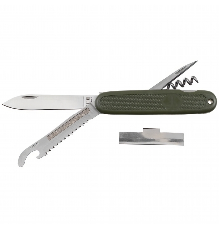 BW Taschenmesser olivgrün – Multifunktionales Klappmesser von MFH