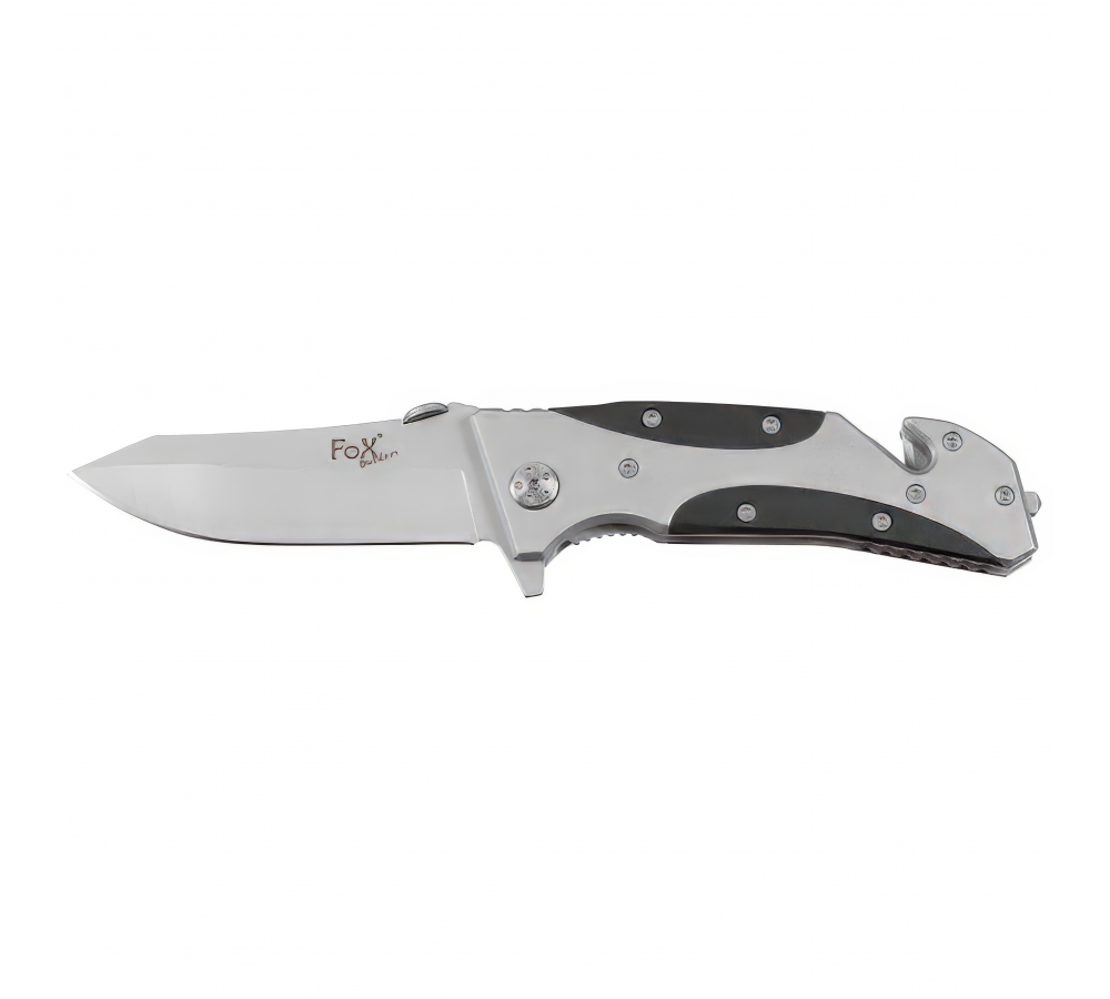 Klappmesser "Hybrid", Glasbrecher, Gurtcutter – FoxOutdoor