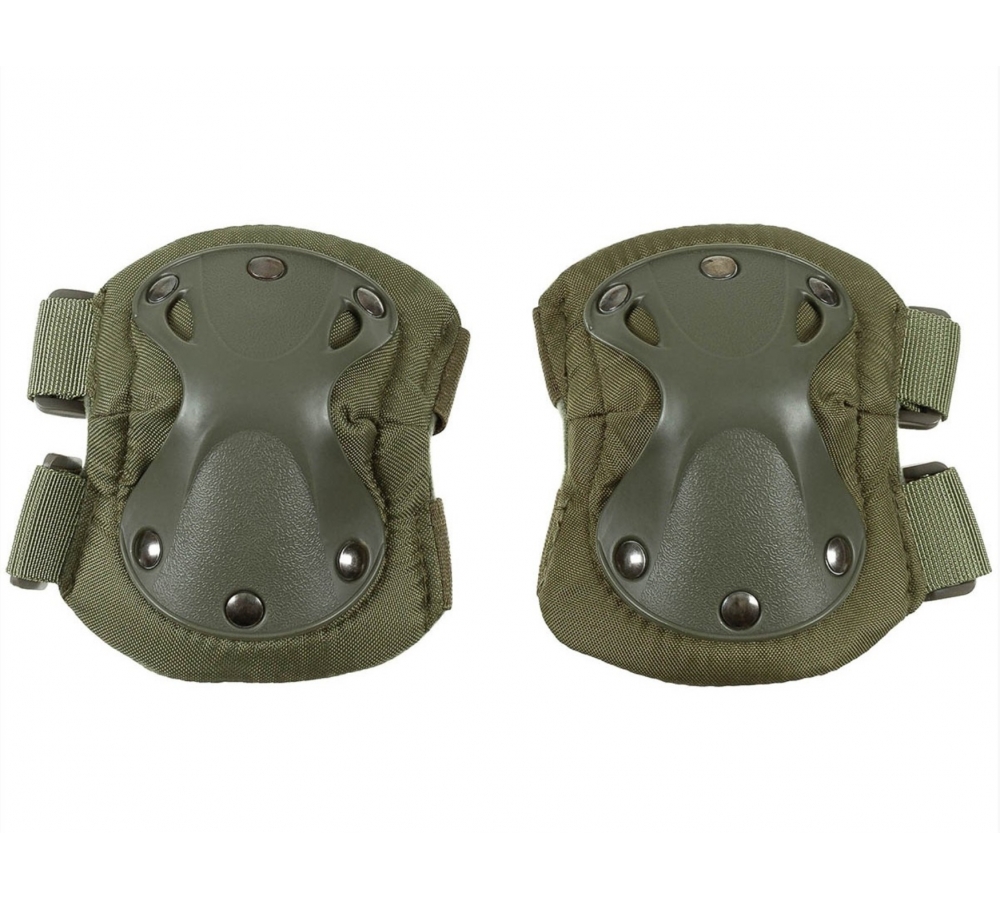 MFH Ellenbogenschützer „Defence“, oliv – Schutzpolster für Outdoor & Softair