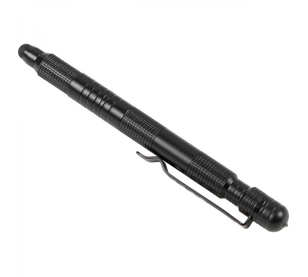 Kugelschreiber "Tactical-Pro", schwarz, Glasbrecher, Stylus, MFH