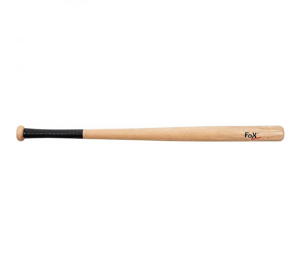 Baseballschläger, Holz, 32″/81 cm, natur, "American Baseball", FoxOutdoor