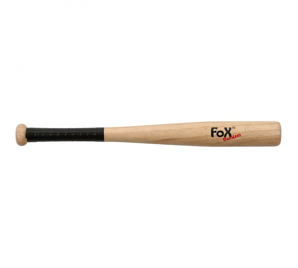 Baseballschläger, Holz, 26″/66 cm, natur, "American Baseball", FoxOutdoor