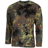 US Shirt langarm flecktarn 170 g/m²