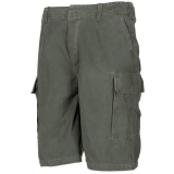 Bermuda BW Moleskin olive stonewashed coton poches latérales