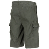 Bermuda BW Moleskin olive stonewashed coton poches latérales