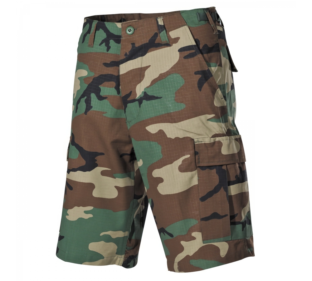 Bermudas BDU Rip Stop camouflage forêt