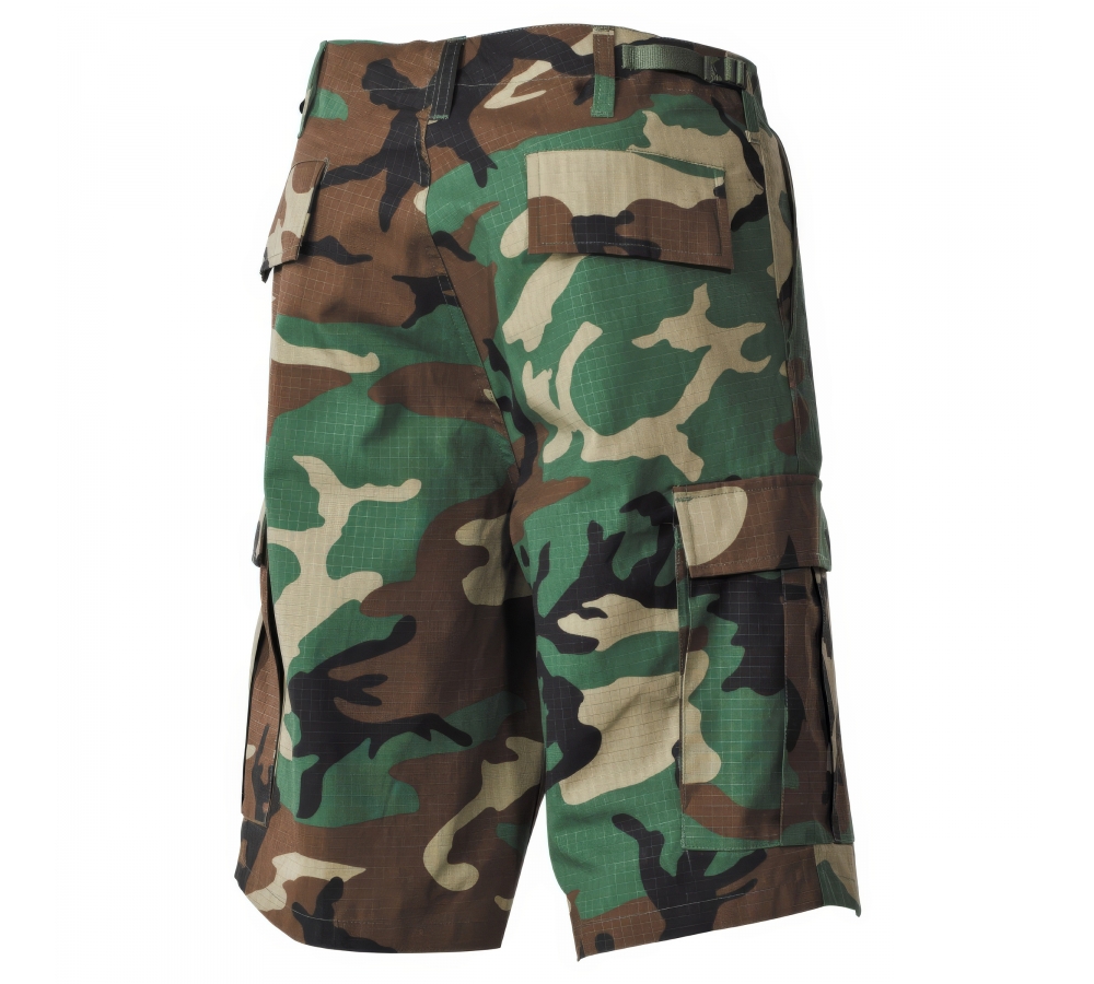 Bermudas BDU Rip Stop camouflage forêt