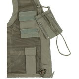Outdoor Vest OD green microfibre