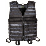 MFH Taktische MOLLE-Weste, leicht – HDT Camo LE für Airsoft, Paintball & Outdoor-Einsätze