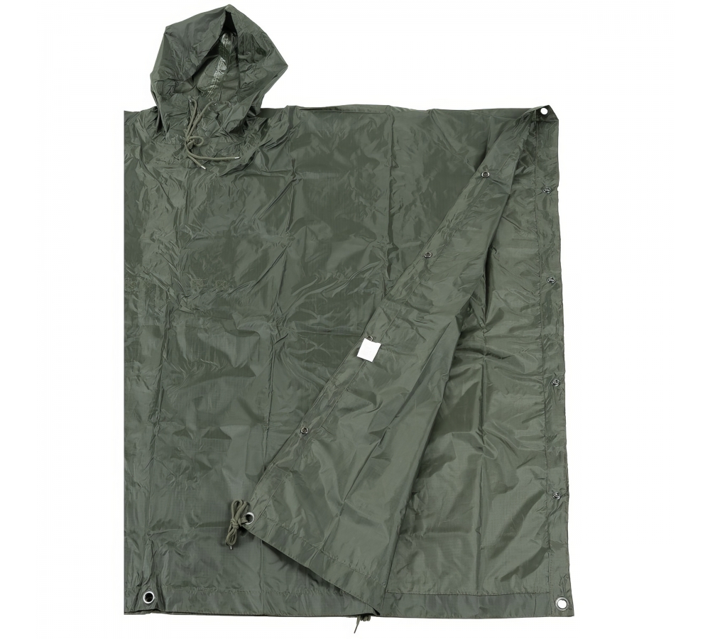 Poncho Rip Stop oliv ca. 144 x 223 cm