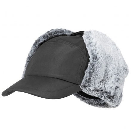 Winter Cap "Trapper" schwarz