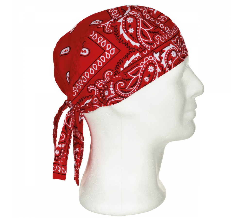 Headwrap paisley-rot