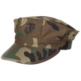 US Cap "USMC" Rip Stop woodland Marine-Corps-Druck