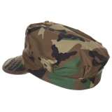 US Cap "USMC" Rip Stop woodland Marine-Corps-Druck