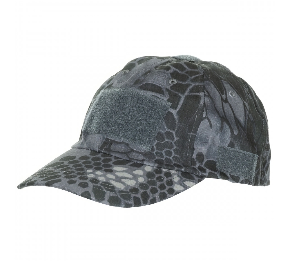 Einsatz-Cap mit Klett snake black