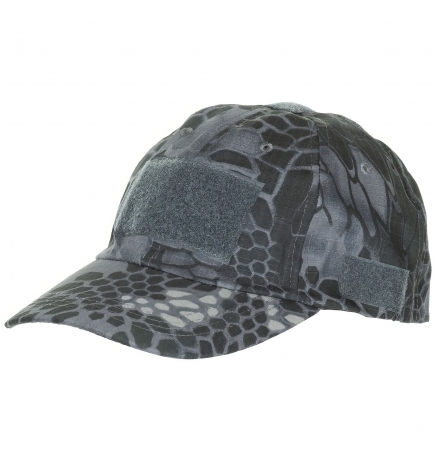 Einsatz-Cap mit Klett snake black