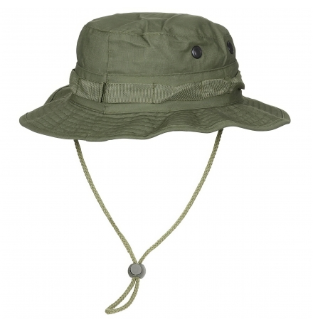 US GI Buschhut mit Kinnband GI Boonie Rip Stop oliv