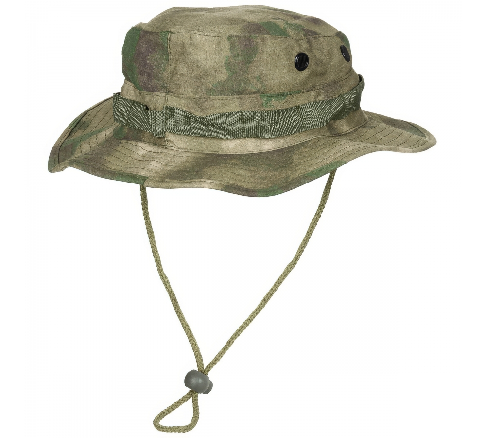 US GI Buschhut mit Kinnband GI Boonie R/S HDT-camo FG