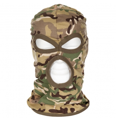 Balaclava 3-Loch dünn operation-camo 100 % Baumw.